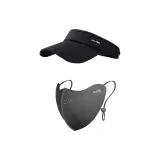 Черная солнцезащитная шляпа с эффектом UV, черная