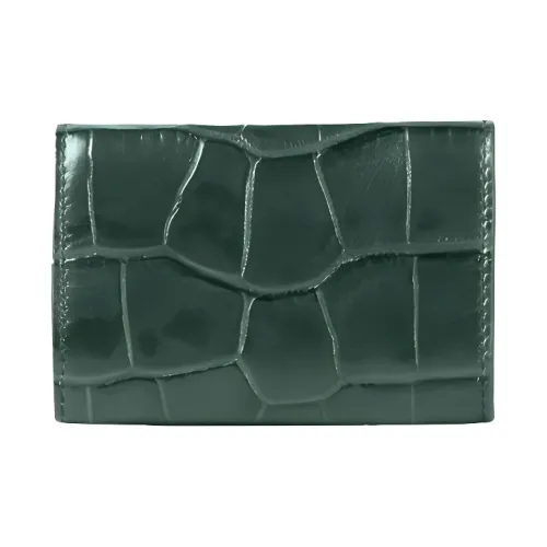 Balenciaga Кошелек из коровьей кожи мини женский зеленый