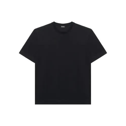 Ermenegildo Zegna Черные Мужские T-Рубашки
