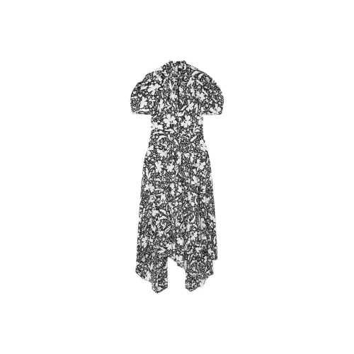 STELLA MCCARTNEY Black Женские Короткие Платья с Рукавами