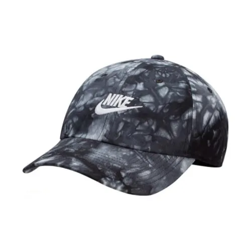 Nike Хлопковые кепки унисекс серые