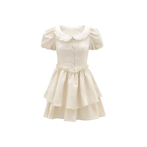 NFV Короткий рукав Платье Женское