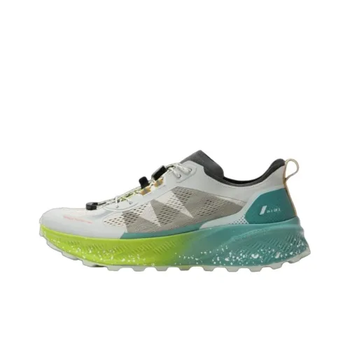 ZARA Беговые кроссовки Low Top Серые Мужские