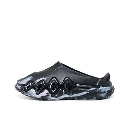 RIGORER Shark 3 Slip-Resistant Shock Absorbers Слипоны Унисекс Черный Белый