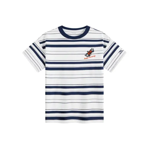 Antakids Чисто белый/Свет Сумеречно-синий/Polar Ночной синий Школьный возраст T Рубашки