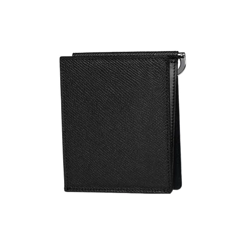 Maison Margiela GRAIN LEATHER Кошелек Мужской Черный