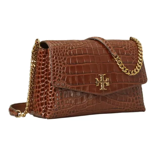 TORY BURCH Kira (Красный) Тисненая кожа Сумка через плечо Сумка на плечо Женская Красный Коричневый