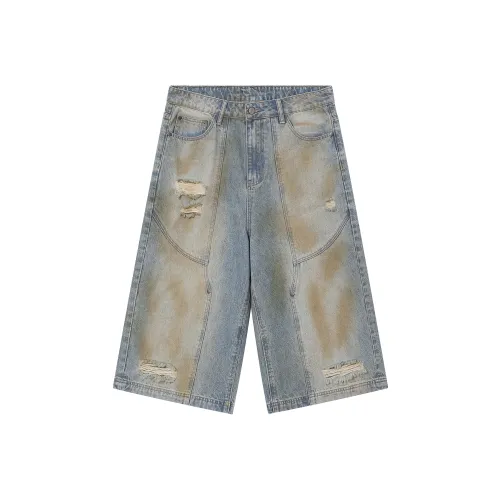 FORNINES Светло-синий Унисекс Джинсовые шорты