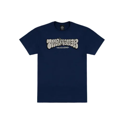 Thrasher Морской синий Унисекс Футболка