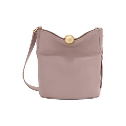 Furla Телячья кожа Ведрообразная сумка Сумка через плечо Мини Женская Серо-розовая