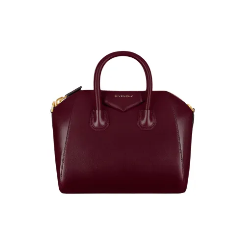 GIVENCHY Antigona Телячья кожа Сумка через плечо Сумка Маленькая Женская Бордовая