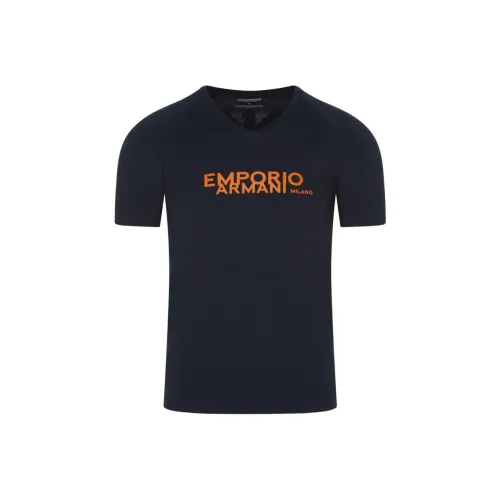 EMPORIO ARMANI Рубашка Мужская Морской Синий