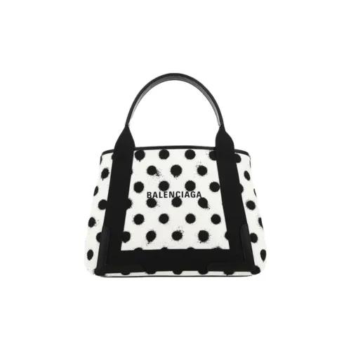 Balenciaga Кожаная вставка Сумка Маленькая Женская Белая