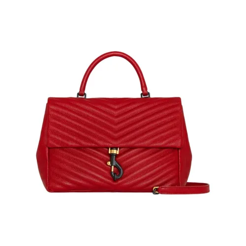 REBECCA MINKOFF Edie Натуральная кожа Портативная Сумка через плечо Сумка на плечо Большая Женская Allure Красная