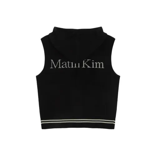 MATIN KIM SS25 Майка Женская Черная