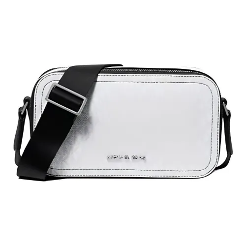 MICHAEL KORS Hudson Покрытие Холст Кроссбоди Сумка через плечо Мужская Белая