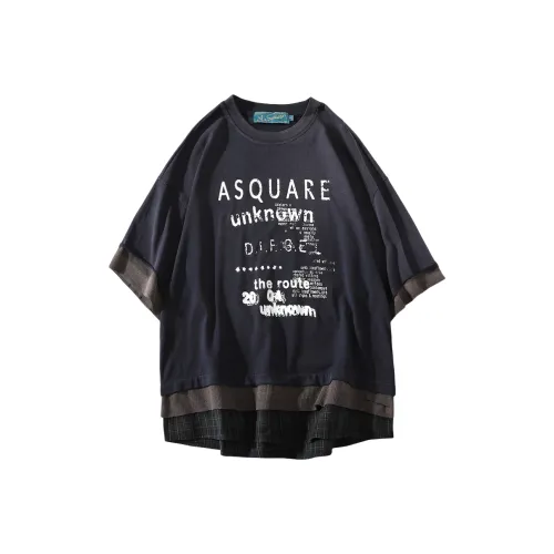 A SQUARE ROOT T-Shirt Унисекс Темно-синий