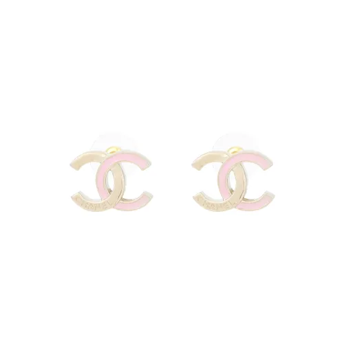CHANEL Серьги-гвоздики Женские Золото Розовый