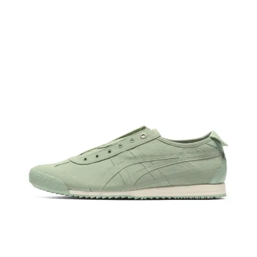 Onitsuka Tiger MEXICO 66 Slip-On Low Top Повседневная обувь Унисекс Зеленый