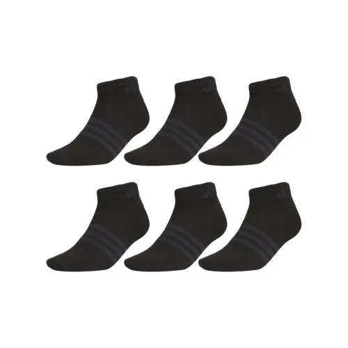 Adidas 6 пар черных мужских носков