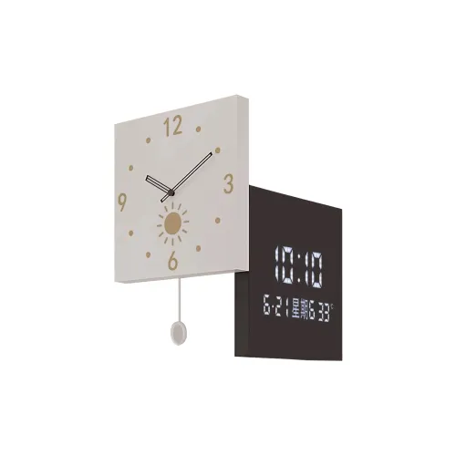 PUSAIKE Механизм с плавным ходом секундной стрелки Стена Часы Унисекс