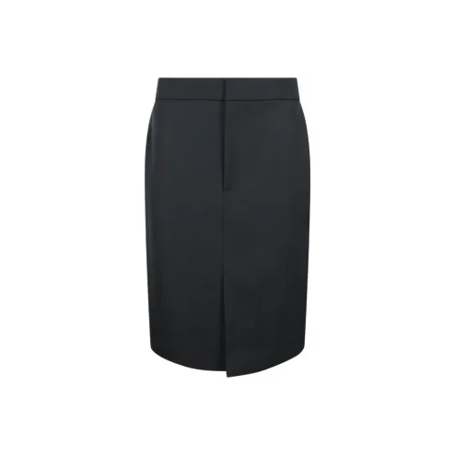 Bottega Veneta FW25 Повседневный Длинный Юбка Женские Черный