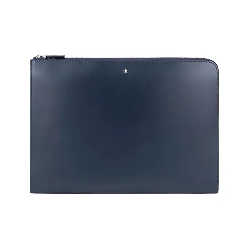 MONTBLANC Коровья кожа Клатч Доска Мужской Темно-синий