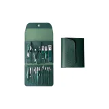 Премиум Темно-Зеленый Набор Ножниц для Ногтей 20 Штук