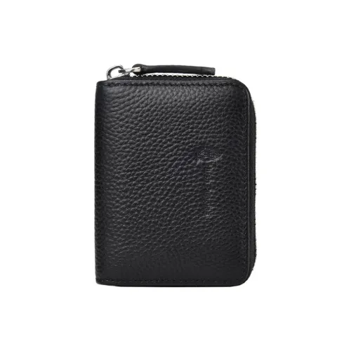 Hush Puppies Коровья кожа Держатель для карт Стандартный Мужской Черный