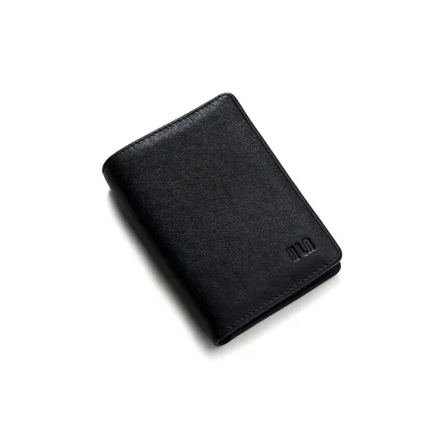 HLA Кошелек из коровьей кожи держатель для карт кошелек стандартный мужской черный