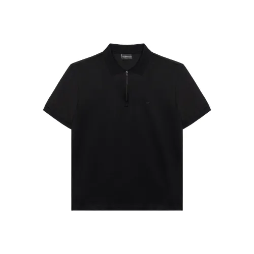 EMPORIO ARMANI SS25 Поло Мужское Черное