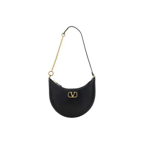 Valentino Телячья кожа Сумка через плечо Женская Черная