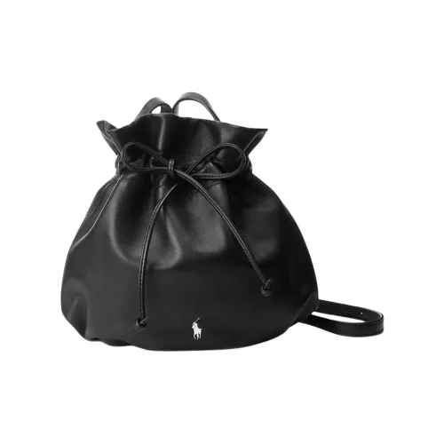 Polo Ralph Lauren Sheepskin Crossbody Bag Women's Black