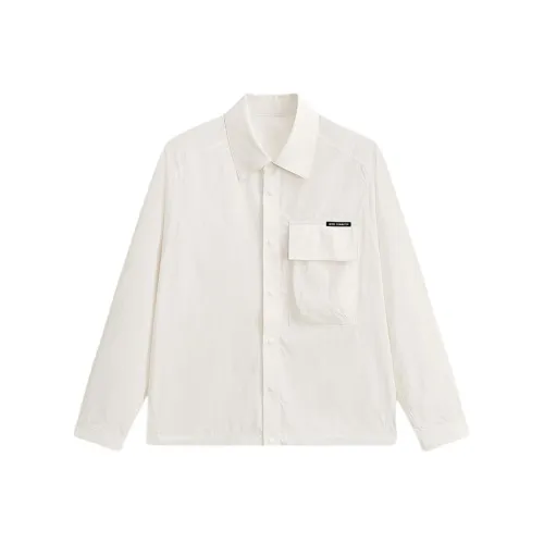 MODE COMMUTER Отложной воротник Длинный рукав Рубашка Мужская