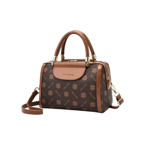 Boniu ПУ (полиуретан) Сумка через плечо Женская Кофейного цвета