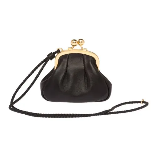 MIU MIU Sheepskin Clutch Mini Women's Black