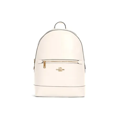 COACH Kenley Кожа Рюкзак Большой Женские Экрю