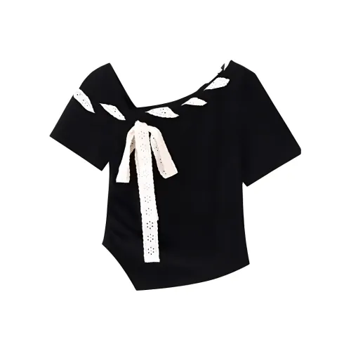 IQC Черные Женские Футболки