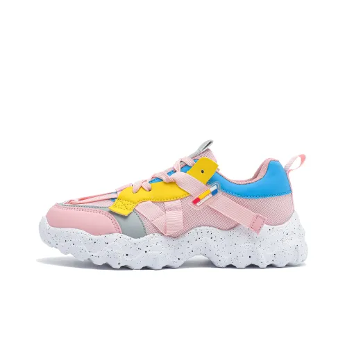 Singing Износостойкий Дышащий Увеличивающий Высоту Низкий Топ Кроссовки с Толстой Подошвой Унисекс