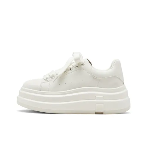 TOOMANYSHOES Скейтборд Кроссовки Низкие Белые Женские