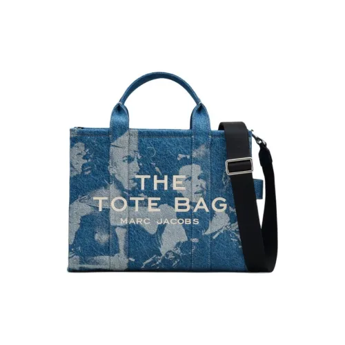 MARC JACOBS Волшебник страны Оз Ткань Тоут Сумка Сумка для покупок Сумка через плечо Сумка среднего размера Женская Синяя