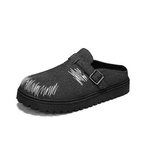 LINGPAO Противоскользящие устойчивые к истиранию домашние тапочки для мужчин