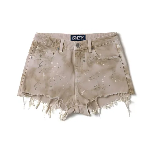 SMFK Дикий Коричневый В комплекте сумка для покупок Женские джинсовые шорты