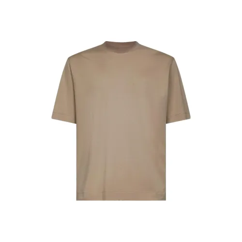Ermenegildo Zegna Тауповые Мужские T-Рубашки