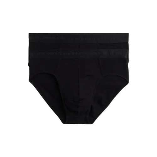 H&M 2 пачки черный + черный мужские трусы-бикини