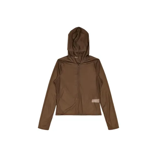 AMOMENTO Куртки и Пальто Женские Коричневый