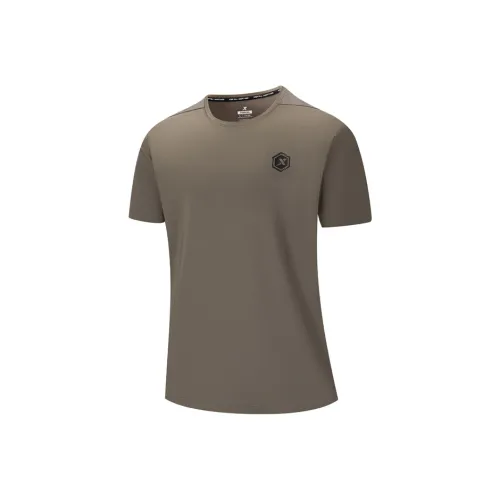 XTEP ZONGXUNXILIE Бег T Рубашка Мужская Железо Ядерный Серый