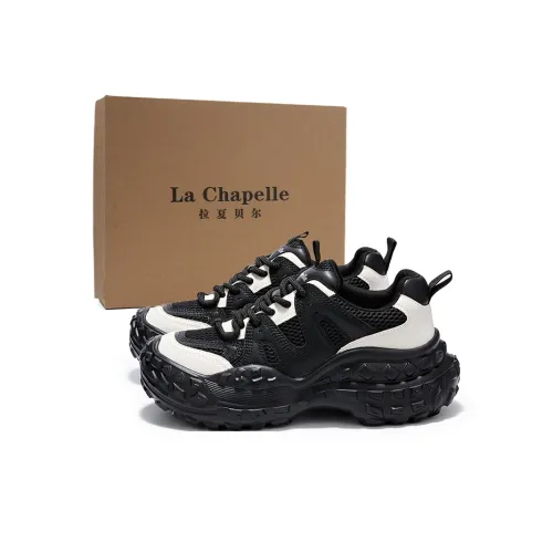 La Chapelle Устойчивые к истиранию низкие топовые кроссовки для женщин черные
