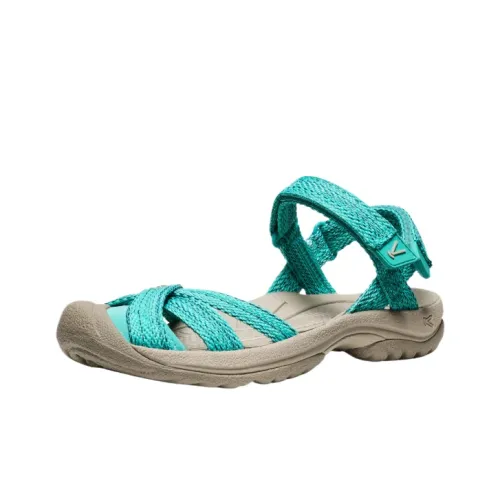 KEEN Bali Быстросохнущая Горная Обувь Женская Яркая Аква-Зеленая