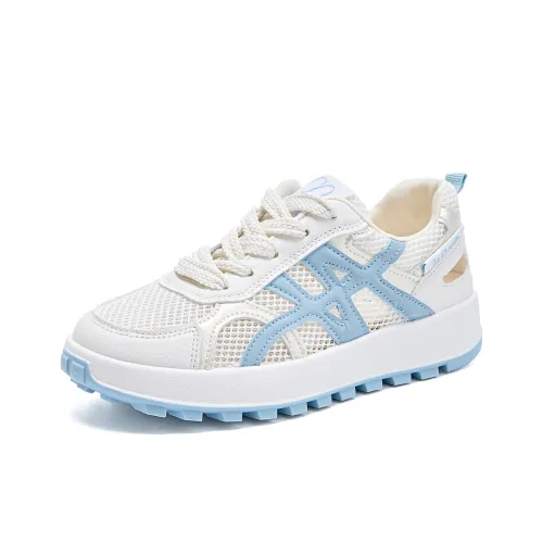 La Chapelle Устойчивая к истиранию Низкая Обувь Повседневная Женская Синяя